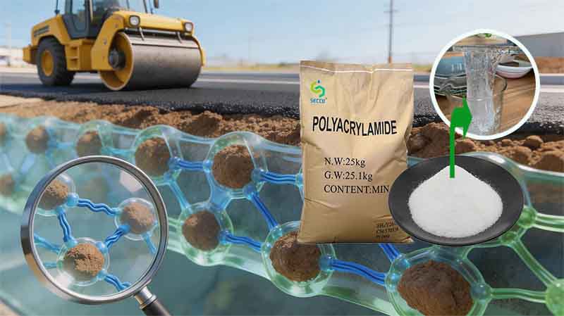 Vun der Abwasserbehandlung bis zum gr&eacute;nge Stroossenbau: D'industriell Revolutioun vum Polyacrylamid am Stroossenbau