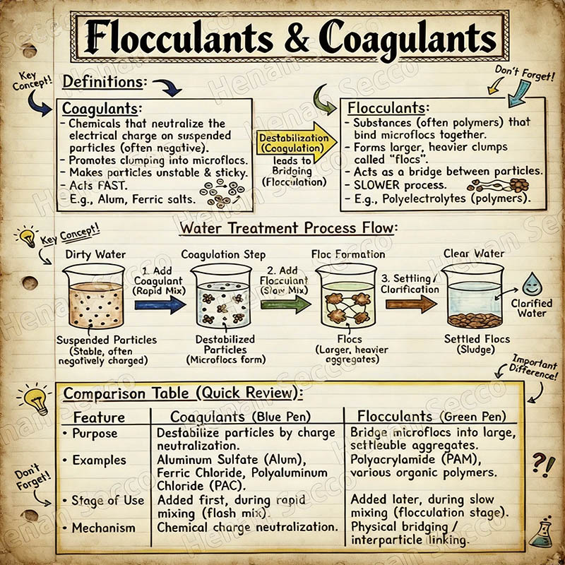 coagulation,flocculation